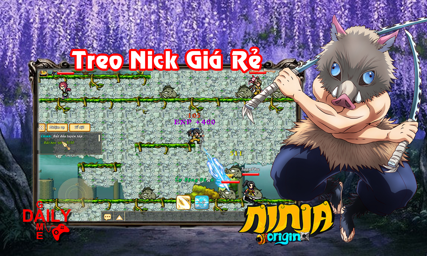 Ninja Huyền Thoại - Treo Nick